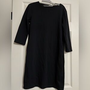 Uniqlo Black Long Sleeve Dress